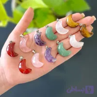 آویز سنگی مدل ماه بزرگ