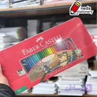 مداد رنگی فابرکاستل کلاسیک ۱۰۰ رنگ جعبه فلزی