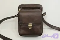کیف دوشی چرم گاوی و دستدوز (کد H1AA0)