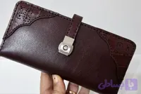 کیف پول چرم گاوی و دستدوز