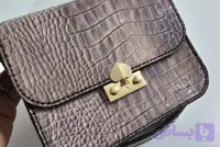 کیف دوشی چرم گاوی ورنی و دستدوز