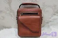 کیف دوشی چرم گاوی و دست‌دوز