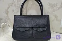 کیف چرم دستی زنانه دستدوز