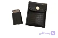 کیف چرمی سیگار و فندک دستدوز