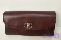 کیف پول بسیار جادار زنانه چرم گاوی و دستدوز