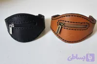 بازوبند چرمی دست‌دوز