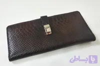کیف پول و دسته چک چرم گاوی و دستدوز (کد HBXF9)