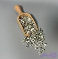 نگین اتریشی نقره ای سایز 50