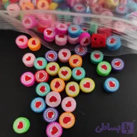 مهره فیمو طرح قلب کد FI14