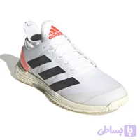 کفش تنیس آدیداس مدل adizero Ubersonic 4 | سفید نارنجی