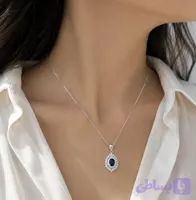 پلاک یاقوت کبود طبیعی| silverziv (کد 9HHJ5)