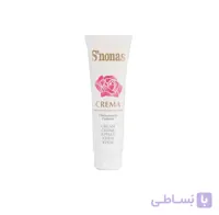 کرم مرطوب کننده تیوپی اسنوناس حاوی گلیسیرین و عصاره گل رز حجم ۱۵۰ میل