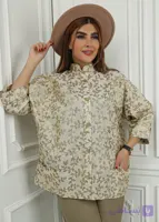 کت و شلوار زنانه تافته طلاکوب