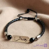 دستبند نقره و سنگ – کد B122