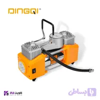 پمپ باد خودرو دو سیلندر 180 وات دینگی DINGQI با فشار 150 PSI مدل 108004