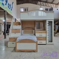 تخت دو طبقه مدل نیوشا سایز نوجوان