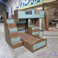 تخت دو طبقه طرح آسمان سایز نوجوان