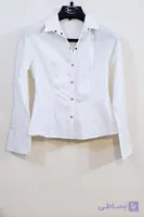 شومیز زنانه یقه مردانه آستین مچ