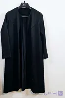 مانتو زنانه پاییزی جلو باز مشکی