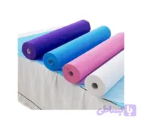 رول ملحفه رنگی گرماژ30عرض 80 وطول20متر
