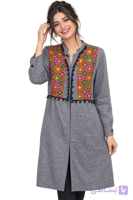 مانتو آیینه کار شده