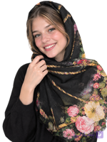 روسری گلدار شیک
