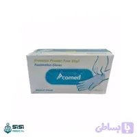 دستکش وینیل آکومد سایز مدیوم