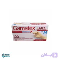 دستکش لاتکس گاماتکس سایز مدیوم