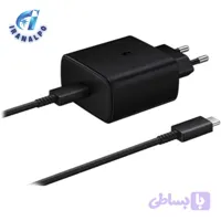 شارژر اصلی گلکسی اس 24 اولترا سامسونگ Galaxy S24 Ultra همراه با کابل و گارانتی ا Samsung s24 ultra 45w originall adapter with cable