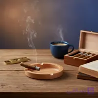 زیر سیگاری چوبی پک 20 عددی