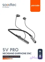هندزفری بلوتوث گردنی Porodo Soundtec PD-STWLEP017