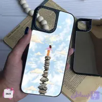 قاب گوشی سفارشی دختر جسور Try آیینه ای کد 0649 / آیفون سامسونگ شیائومی