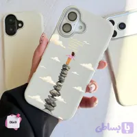 قاب گوشی سفارشی دختر جسور Try کد 0649 چرمی / آیفون
