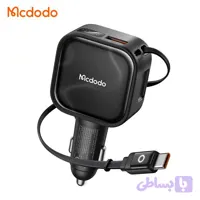 شارژر فندکی 93 وات همراه کابل جمع‌شونده مک دودو مدل CC-8670