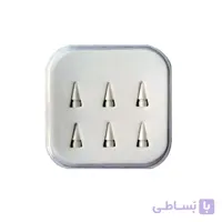 نوک قلم لمسی یوجیک مدل Pencil Tips بسته 6 عددی مناسب برای اپل پنسیل