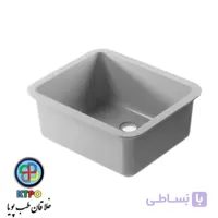 سینک آزمایشگاهی رنگ طوسی