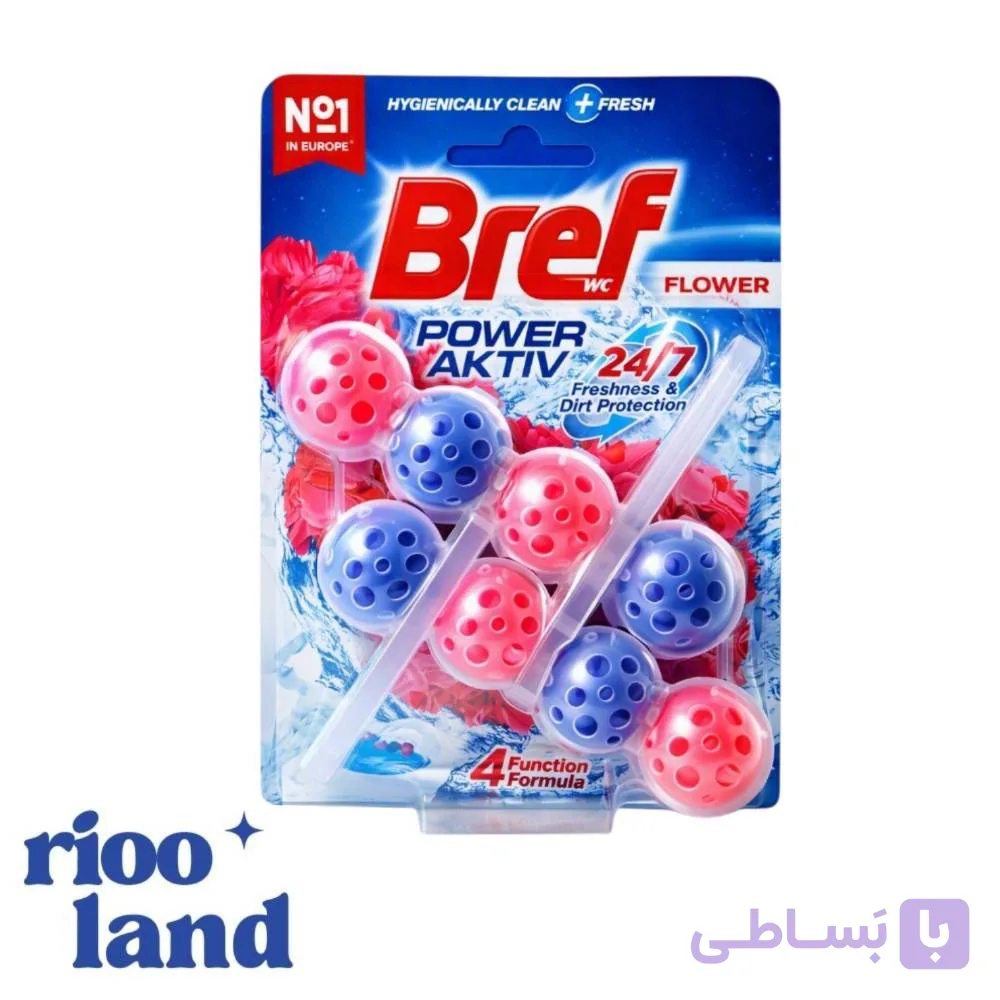 خوشبوکننده توالت فرنگی برفBrefرایحه گل بسته 8عددی