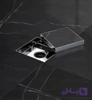 کفشور استیل مات سنگ خور 15*15 مدل SS15