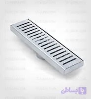 کفشور گریل خطی استیل 7×30