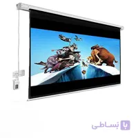 پرده نمایش دستی پروژکتور اسکوپ 150*150 - فایبر گلاس (پارچه عالی)