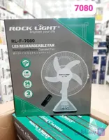 پنکه شارژی و برقی راک لایت مدل RL-F-7080