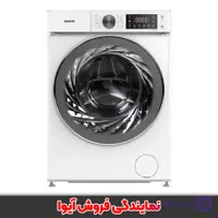 ماشین لباسشویی آیوا مدل DW-JAX09 ظرفیت 9 کیلوگرم (سفید/نقره ای)