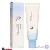 کرم ضدآفتاب آکوا فرش spf50 حاوی برنج و B5 تیوپ آلومینیومی 50ml