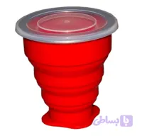 لیوان سفری تاشو جنس سیلیکونی BPA
