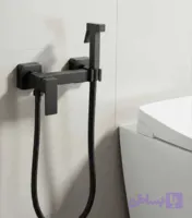 شیر دستشویی شاتاف دار سرد و گرم /همراه با شیلنگ مدل فلت
