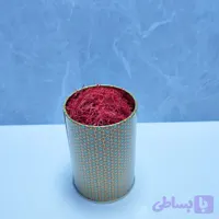 زعفران ناب صادراتی وزن 30 گرم سوپر نگین اتویی ظرف خاتم