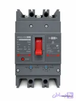 کلید کامپکت قابل تنظیم حرارتی-مغناطیسی 3پل 100آمپر هیمل کد HDM3S160M10033XXT