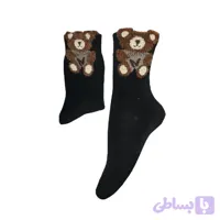 جوراب فانتزی زنانه طرح خرس