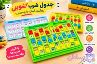 تبلت آموزشی جدول ضرب کشویی