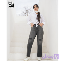 شلوارجین زنانه استریت قد100 کد 2321